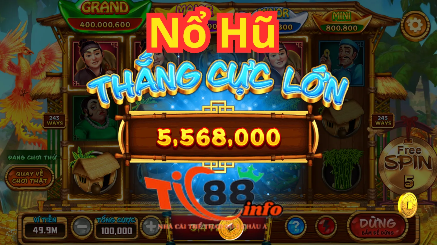 Giới thiệu chung về game nổ hũ Tic88